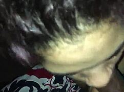 Teaching Step-Sister Sloppy Deepthroat Blowjob