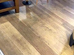 Sloppy milf handjob with spitting in risky public outdoor 😏