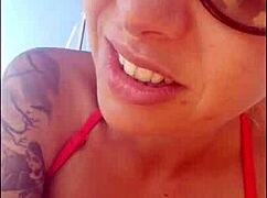 shocking people on the beach with burps