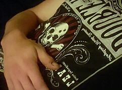 Duane intensely masturbates his cock to a solo cumshot