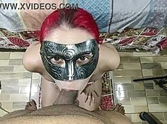 Redhead Prostitute Sucks and Takes Thick Cum on Face in Full Action