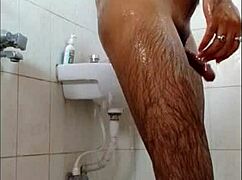 A Dude Enjoys A Relaxing Shower Session Involving Self-Pleasure And Climax