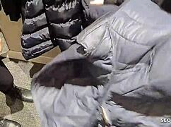 Lia Louise and Freudin Threesome in Dressing Room