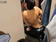 Lia Louise and Freudin Threesome in Dressing Room