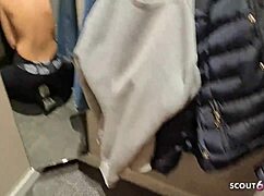 Lia Louise and Freudin Threesome in Dressing Room