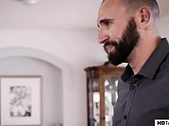 Slutty teen Laney Grey in roleplay gets facial