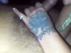 Detailed pussy sucking with intense focus on shaved areas