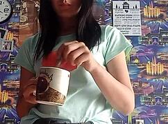 a quiet webcam moment captures everyday life