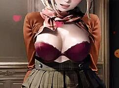 hentai gameplay oh my waifu ashley resident evil 4 creampie pov