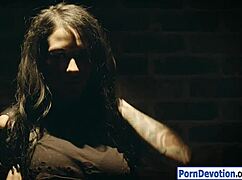 Watch katrina jade get deeply smashed in the garage