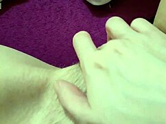 Horny Redhead Rubs Pussy To Huge Orgasm In Stockings And Lingerie