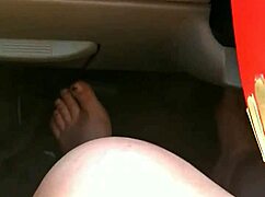Curvymetalhead Drives In Foot Fetish Video