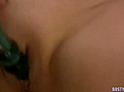 Jenessa's homemade masturbation with dildo is intense!