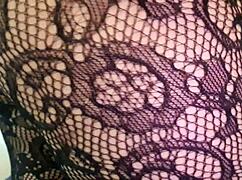 With My Huge Ass, This See-Through Stocking Shows Everything