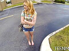 Lucy Tyler Feels Intense Pleasure on Street