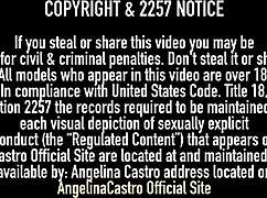 Angelina Castro's close-up dildo scenes drive me wild with pleasure