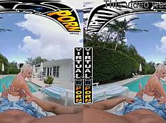 MILF Slimithick Vic Demands Oiling in VR POV!