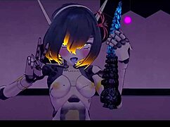 belky the robot gives quick joi instructions in 3d anime