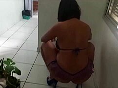 Sarah Rosa keeps cleaning while the camera catches every spicy moment on Red.