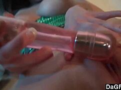 Dagfs Loves To Play With My Pussy, Fingering Her Shaved Redhead Pussy With Toys Until Orgasm!
