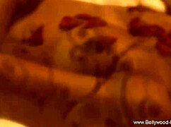 Indian brunette dances nude with teasing erotic moves.