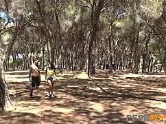 monica smiller and her bestie having a wild outdoor fuck 😈