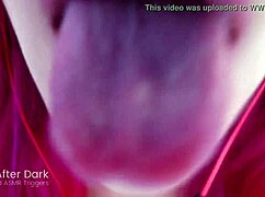 Emo Redhead Licks Through Gloryhole POV