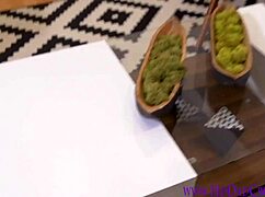 Amateur teen rides cock passionately 😏