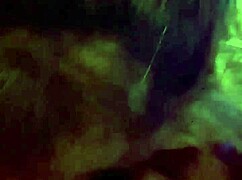 Interracial threesome with a busty mexican babe and open black cock