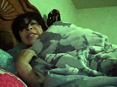 in bed, i touch my body gently