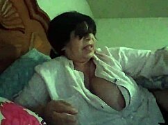 in bed, i touch my body gently