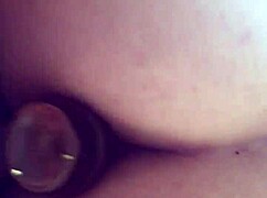 my hot girl loves getting fucked while a toy's stuck in her ass 😈🍑