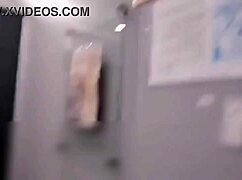 Horny filipina fucks at gas station and eats cum