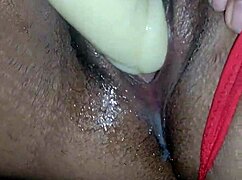 Latina babe nails herself with a huge dildo! 😍