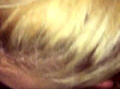 Eating Dick in Interracial Encounter