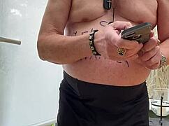 Wearing Stockings with Suspenders