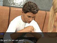 Public footjob under the restaurant table.