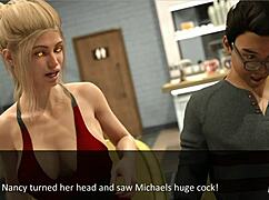 Public footjob under the restaurant table.