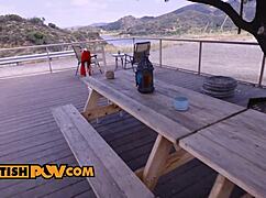 Casey Calvert's Hairless Anal Meets Foot Fetish Fun