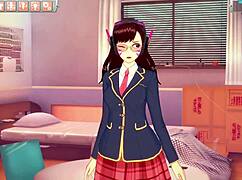 d va's room fuck contrasts her game persona