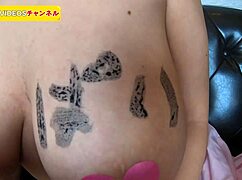 japanese pornstar nishijo gets her boobs scribbled on by a fan