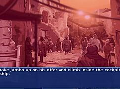 Star Wars Orange Trainer Part 26 Cosplay With Alien Girls