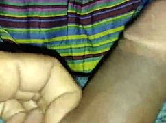 look at that fat long brown dick throbbing hard