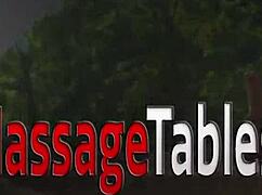 I see the masseur bareback fuck the hunk.