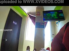 mother in law gives sloppy blowjob to stepson