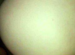 Feel the intense pleasure as cum lands on her ass in doggystyle