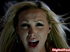 gorgeous babe riding on couch with seductive charm tonight