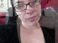 Jane Judge dominates with mean strapon teasing in a dirty sexting session.