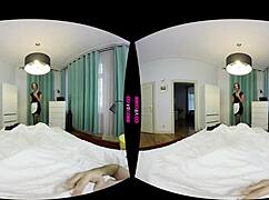 Brunette Maid Gives Intense Blowjob And Rides Cock