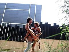 Looking for a Secluded Spot to Fuck Outdoors and Cum in Mouth